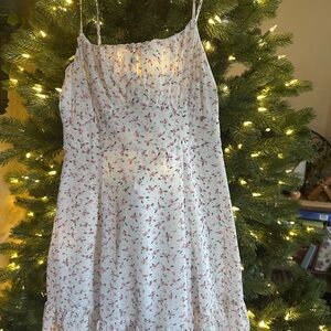 French Kyss White Floral Dress